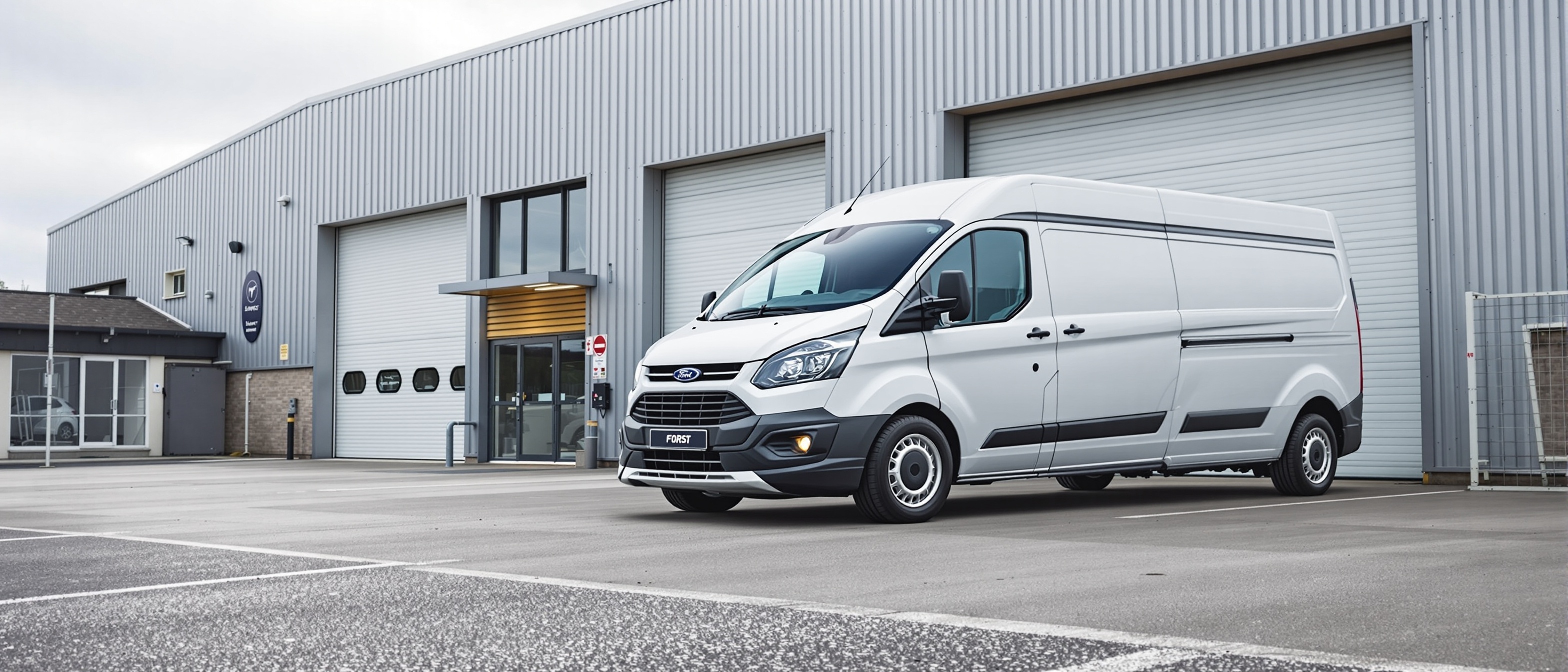 Ford Transit engine inspection at Copthorne Transit Centre